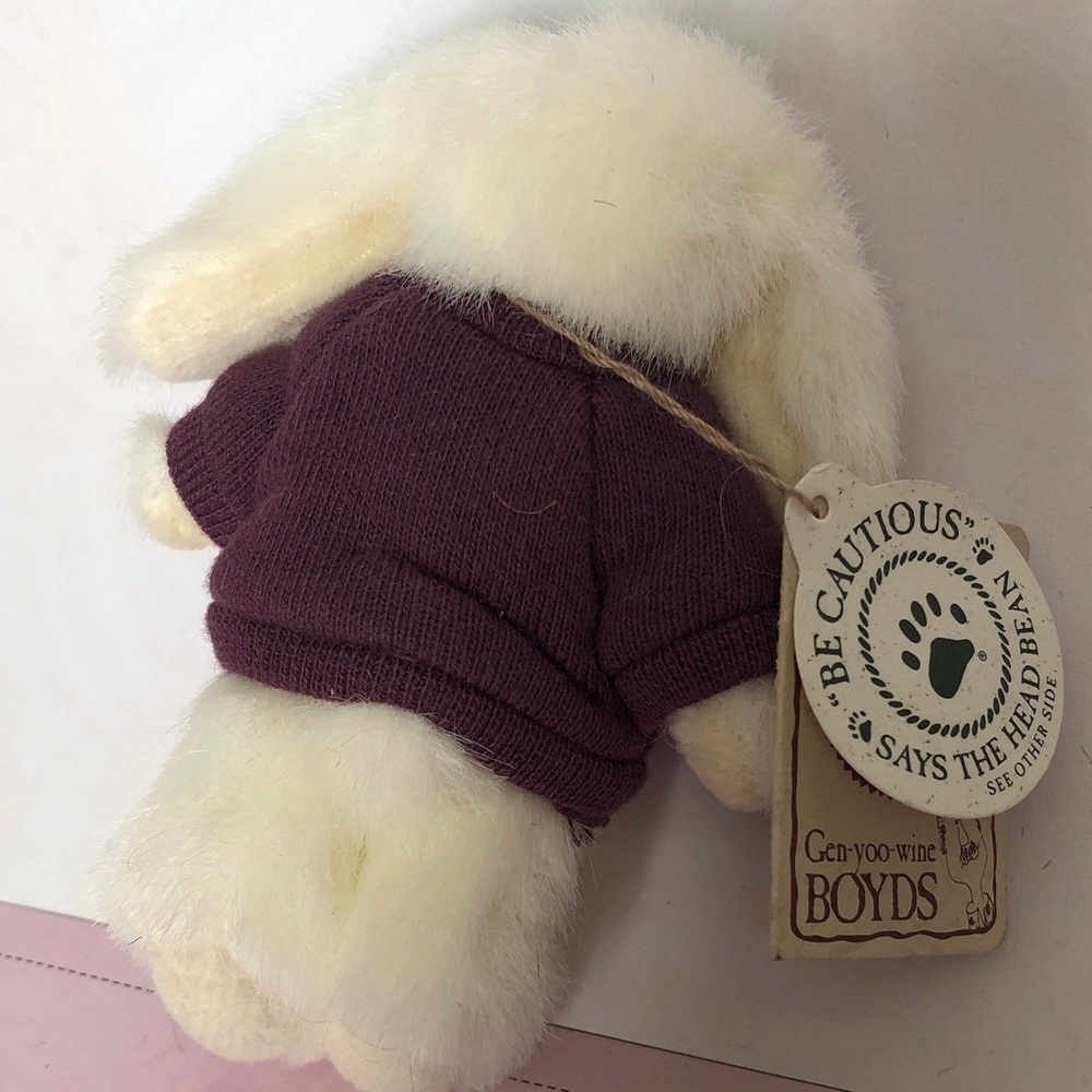 Boyd’s Bears Mini Message Merci Rabbit - Picture 2 of 3